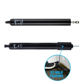 Wright Products EZ-Hold Dual Closer System with Hold Open Feature – Fits Medium to Heavy Weight Doors – Ideal for New Installations or Replacements, Black