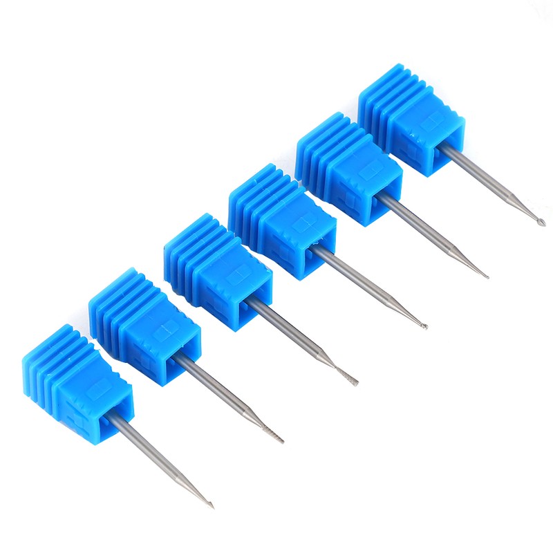 6pcs Tungsten Steel Nail Art Manicure Drill Bits Electric Manicure