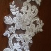 G-RUI 2yard Luxury Beaded Embroidery lace Appliques for Wedding Dresses