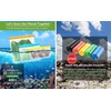 Ozchillon 12 Pack Reusable PEVA Storage Bags – BPA-Free Freezer,