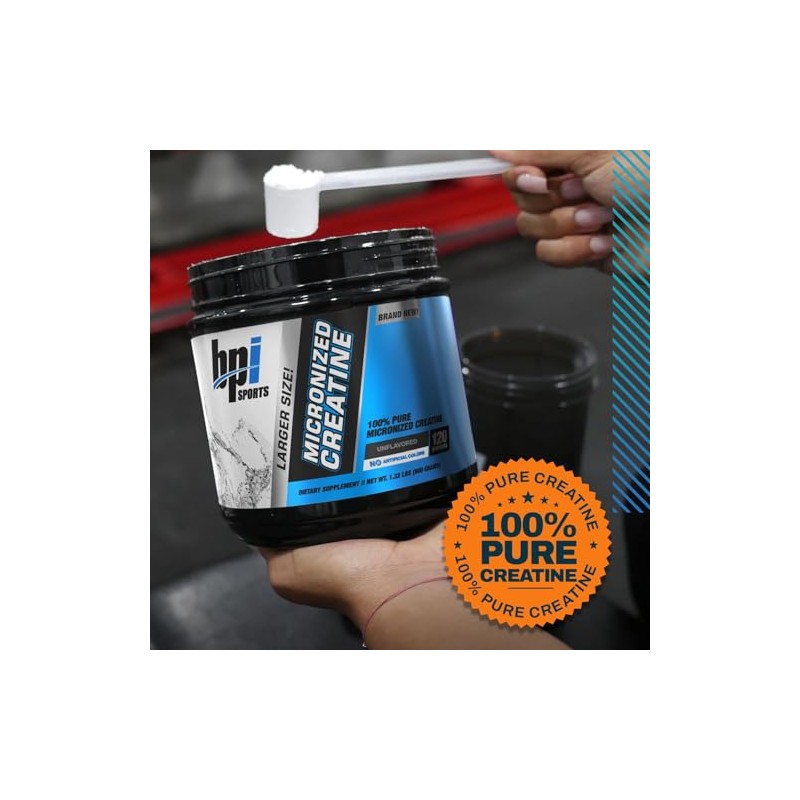 BPI Sports 100% Monohidrato de Creatina Micronizada gr - 120