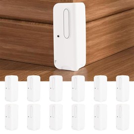 INCREWAY 12 PCS White Baseboard Corner Blocks Silicone Self Adhesive Safety Corner Cushion Baby Proofing Edge Guard Protectors for Furniture Wall Base