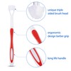 Boao 4 Pieces Toothbrush 3 Sided 7.1 Inch Autism Sensory