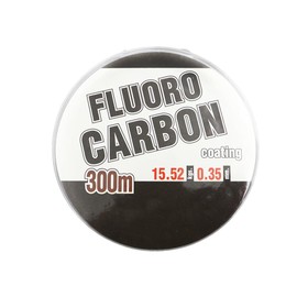 FONGKNOX 300M Fluorocarbon Fishing Line 4.5# 15.5KG 0.35mm 34.2LB/15.5KG 100% Fluorocarbon Strong Tension & Smooth High Sensitive Anti-Knotting Anti-Curl Freshwater Saltwater