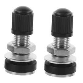 Mikinona 2pcs High Temperature Resistant Tire Valve Stem Kit for Tubeless Tyres Suitable for Car Bike and Tractor