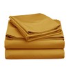 MOONLIGHT20015 Single Duvet Cover - Ochre Solid Soft Single Bedding