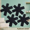4x Pan Pot Protectors Stacking Pan Protectors Anti-Slip Home Kitchen