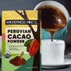 Wilderness Poets, Organic Cacao Powder. Raw, Unsweetened, 100% Peruvian Heirloom
