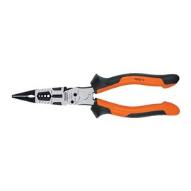 Truper expert PMU-8PX, Pinza multiuso 8" punta larga mango comfort grip