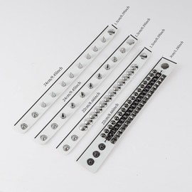 Manfnee Punk Leather Cuff Bracelet Gothic Leather Wristband Bangle With Metal Studded Rock Jewelry