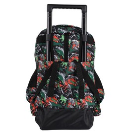 seastig Rolling Backpack for Kids Wheeled Backpack 18in Double Handle Backpack with Wheels