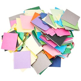 Springboard Pre-Cut Coloured Jumbo Mosaic Squares - Mosaic Kits for Children - Arts and Crafts for Kids - Assorted Colours - 2.5 x 2.5 cm Paper Squares - Pack of 5000