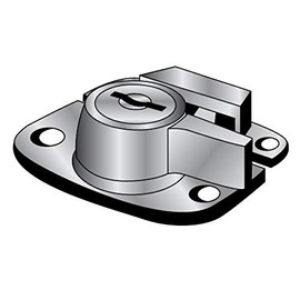 Pro-Lok Wood Sash Keyed Window Lock (Brass Finish)