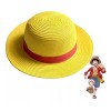 Shuang.W One Piece Luffy Straw Hat Anime Dress Up Gorra