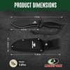 Mossy Oak 11.5'' Machete for Yard Work, Survival Kukri Machete