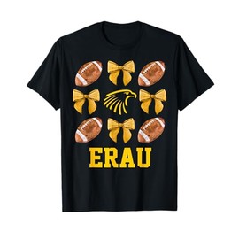 Embry-Riddle Aeronautical University Football Bow Women T-Shirt