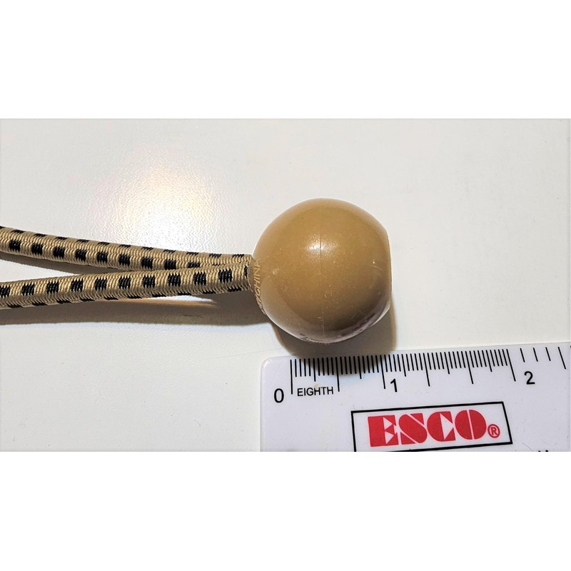 11" Heavy Duty Premium TAN Ball Bungee/BUNGEES 25PC Lot c