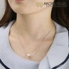 Seashore Uwajima Akoya Pearl, Women's Single Grain Pearl Necklace, White,