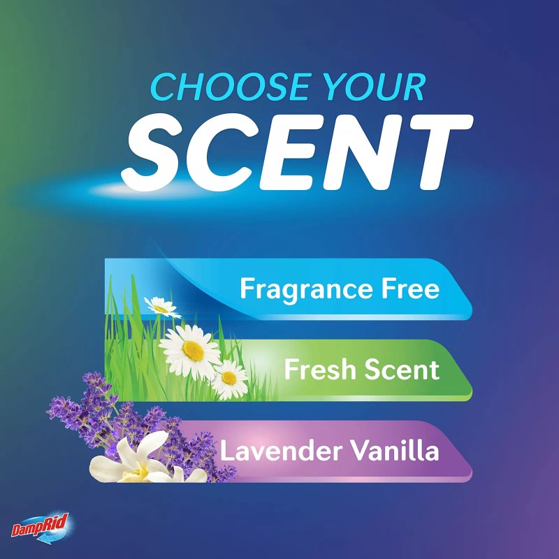 Damprid 3 Pack Moisture Absorbers Fresh Scent 16 Ounce Hanging