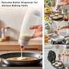 KVIFIVK Pancake Batter Dispenser with Blender Balls, Pancake Shaker Batter