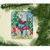 Komondor Christmas Porcelain Ornament