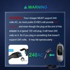 J1772 to Nema 5-15/5-20 Charger Adapter with 0.5M Cable （Charging