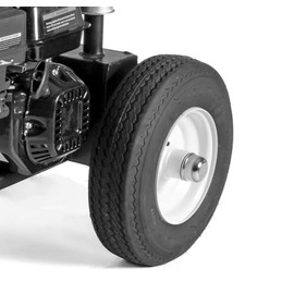 1" Bearing Log Splitter Wheel with Tire 4.8" wide X 8" diameter.