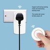 Household Appliances Controller 2-Way Wireless Power Outlet Remote Control SocketOrange