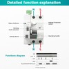 FI Circuit Breaker 63A 30MA 2-Pin Automatic Circuit Breaker WiFi