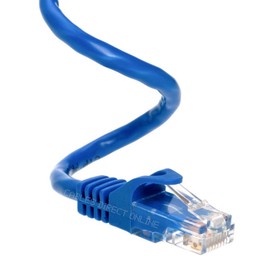 Cables Direct Online Blue 200ft Cat6 Ethernet Network Cable RJ45 Internet Modem Patch Cord