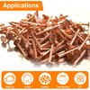 YuJingKey 1 Inch Copper Nails, 125Pcs, 99.9% Pure Copper Nail