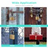 KAWAHA 81/40-1P Brass Padlock (Waterproof Solid Brass Lock) Shed Storage