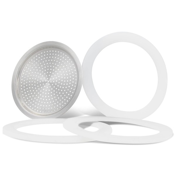 Sealing Rings and Filter for Bialetti Coffee Pots - 3