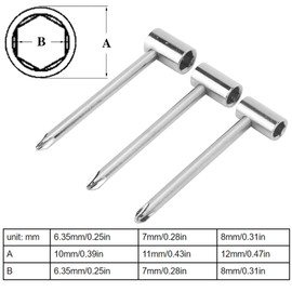 Guitar Truss Rod Wrench, Guitar Neck Box Repair Wrench Universal Instrument Adjustment and Maintenance Tool for Musical Guitar Accessories