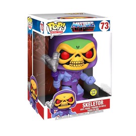 Funko Pop Jumbo: Masters of The Universe Skeletor Glow-in-The-Dark 10-in Vinyl Figure Exclusive