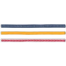 55 Sport Unisex Slim Elastic Headbands - 3 Pack (Chevron Pack)