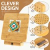 Crochet Blocking Board and Pins Large, Wooden Granny Square Blocking