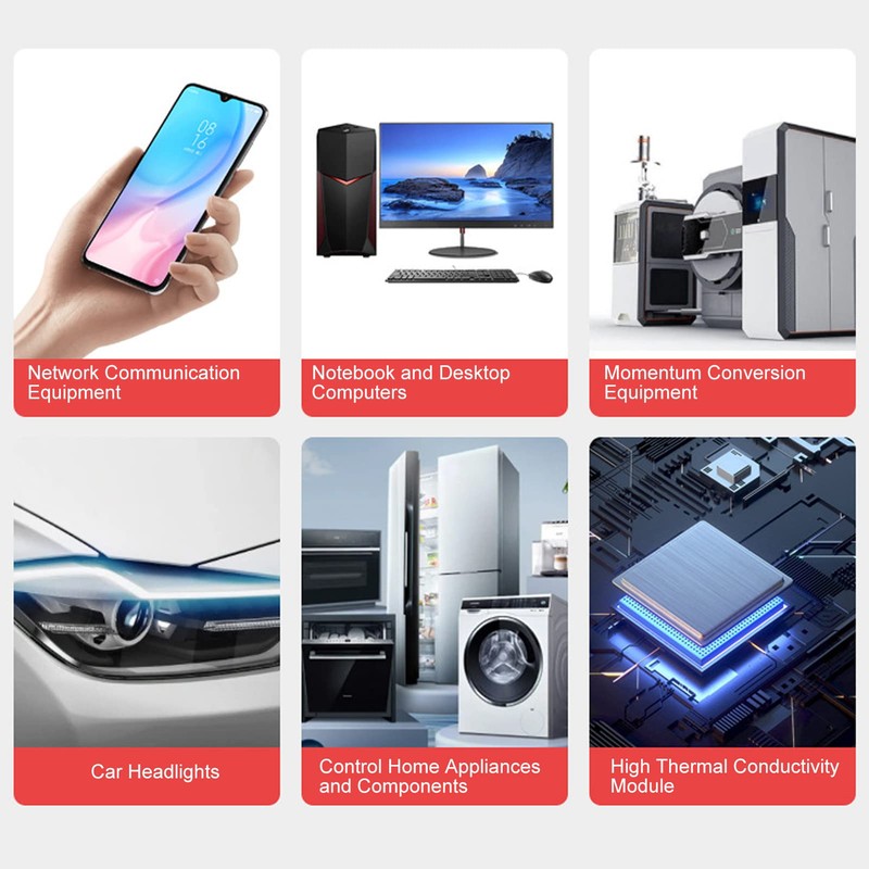 Thermal paste, quick cooling thermal paste with wide application range