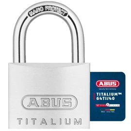ABUS 64TI/40 40mm Titalium Padlock Keyed KA6412