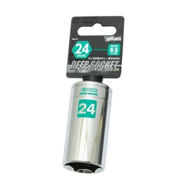 Takagi GISUKE SD3-24 Deep Socket, 0.37 inch (9.5 mm) Square 0.9 inch (24 mm)