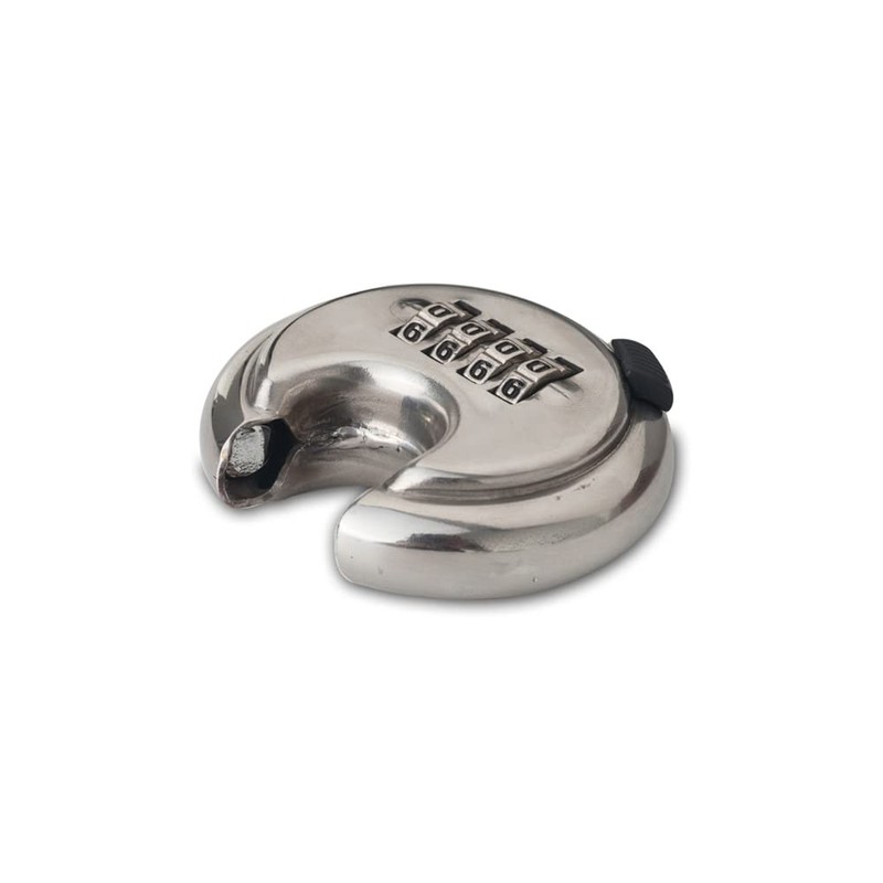1 x Weatherproof Combination Lock, Outdoor Padlock with Closed Shackle