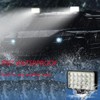 Condukceen 2PACK 12/24volt 72W Led Work Light 9000LM, Square High