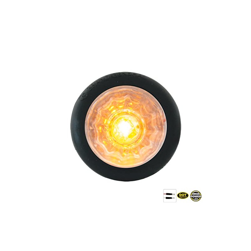 GG Grand General 75411 1 inch Mini Push/Screw Watermelon Amber/Clear