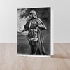 CafePress Sarah Bernhardt Hamlet Antique Blac Greeting Cards Folded Greeting