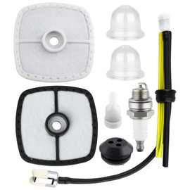 Moleyaso PB250 Blower SRM225 SRM210 SRM2100 Trimmer Air Filter for Echo SRM225 SRM2100 Carburetor SRM230 GT225 String Trimmer Echo PB200 PB250LN Leaf Blower W 0057003 0057004 Primer Bulb Fuel Line