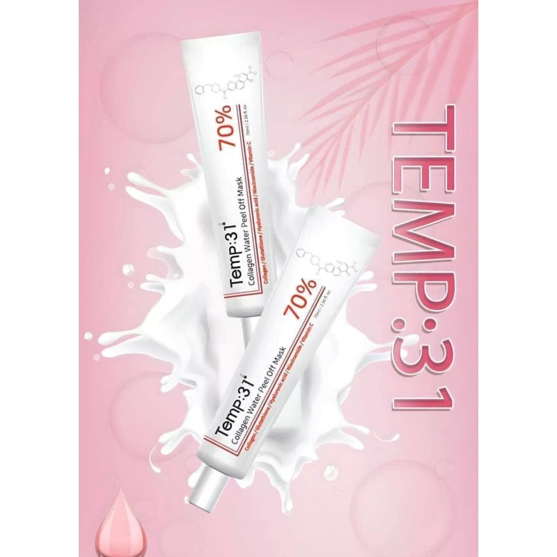 TEMP:31 Collagen Water Peel Off Mask 70ml K-beauty