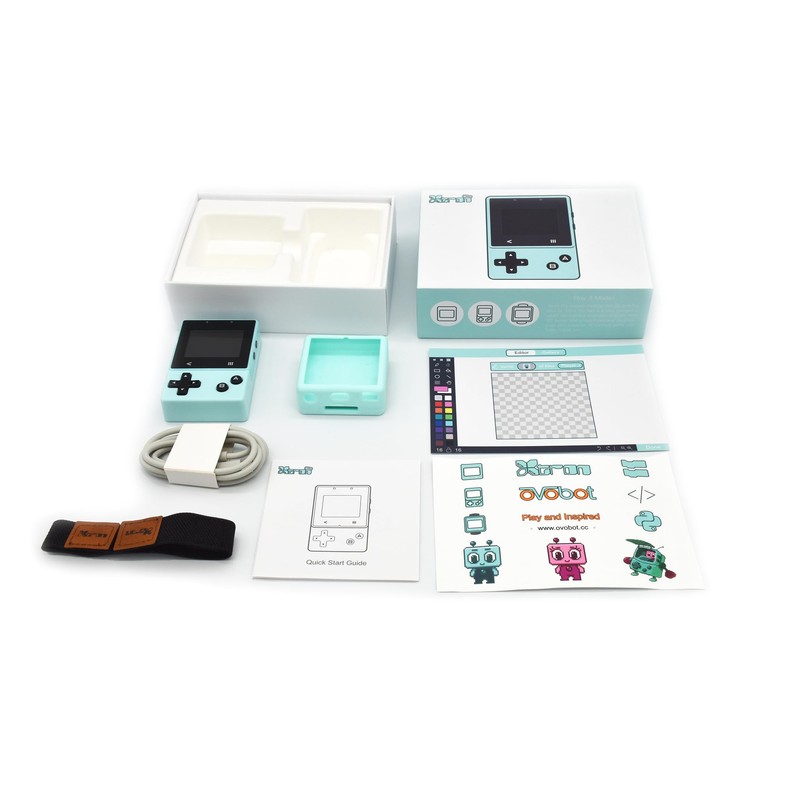 Ovobot Xtron Pro Programmable Handheld Game Console for MakeCode Arcade