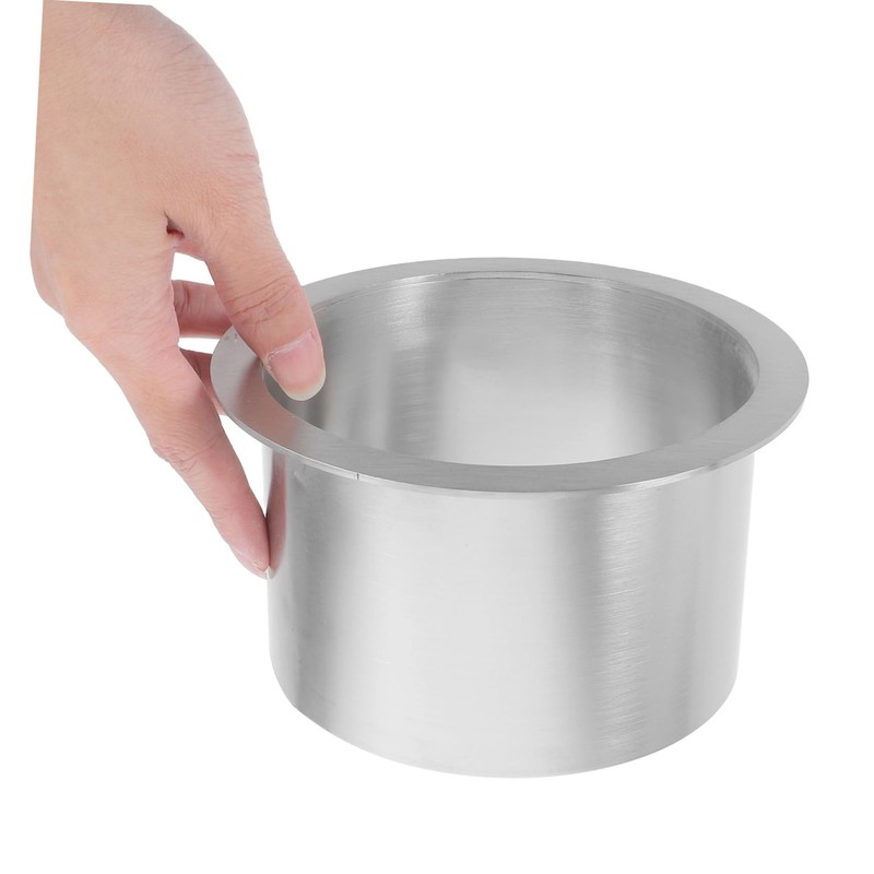 OHPHCALL Concealed Recessed Trash Bin Cover Stainless Steel Built Flap