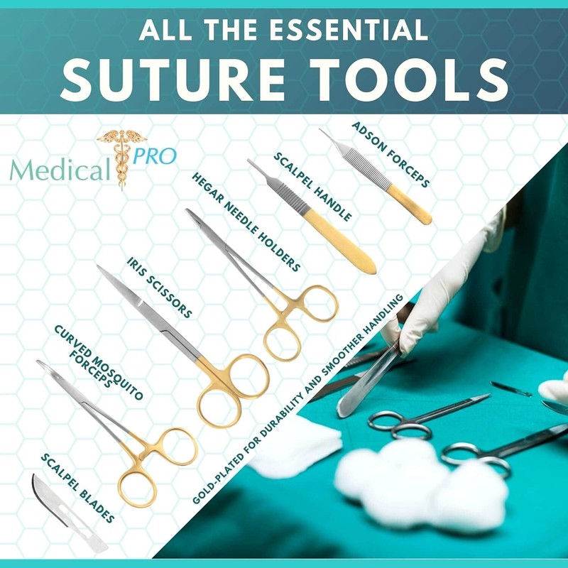 Medical Pro Suture Practice Kit for Medical Students - The