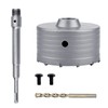 100mm / 4 inch Concrete Hole Saw with 220mm SDS